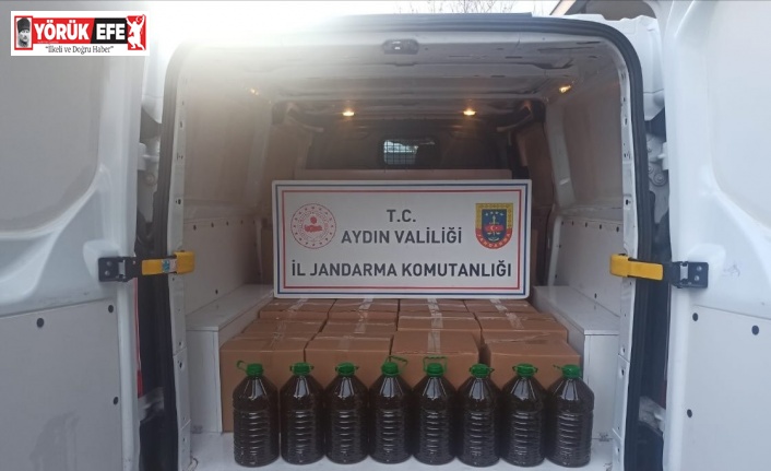 Aydın’da piyasa değeri 1 milyon TL olan zeytinyağı ele geçirildi