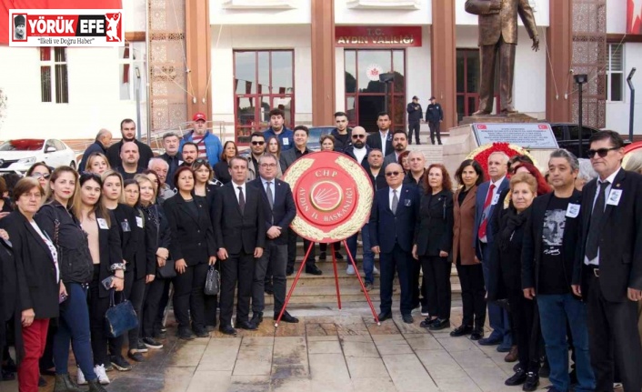 Başkan Yetişkin, Atatürk’ü Anma törenlerine katıldı