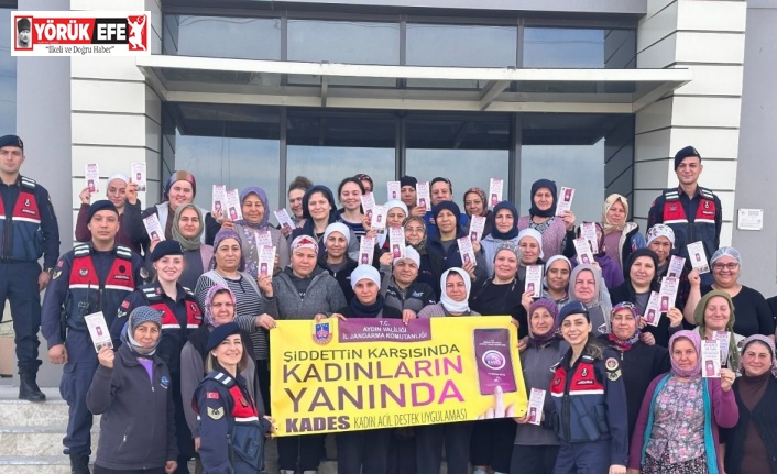 Çine’de 62 kadına KADES eğitimi verildi