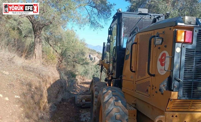 Efeler Belediyesi kırsal mahallelerde yol çalışmalarını sürdürüyor