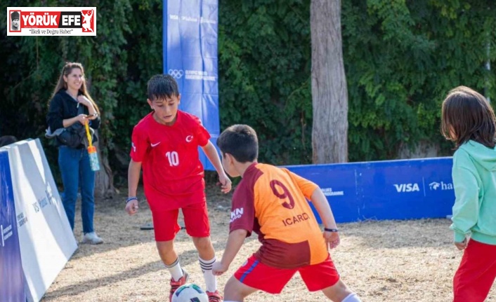 Kuşadası’nda çocuklar olimpik spor dallarıyla tanıştı