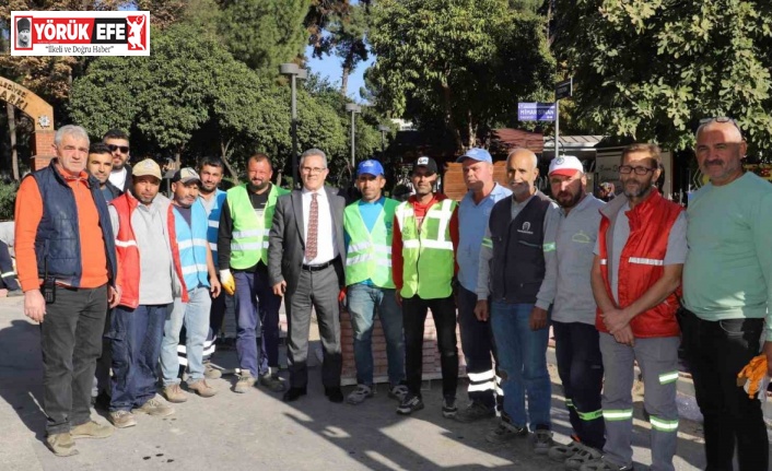 Nazilli İstasyon Meydanı’ndaki yol çalışmalarının ilk etabı tamamlandı