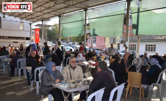 Nazilli’de şehitler ve kuraklık için hayır yapıldı