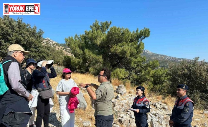 Turistler, orman yangınları konusunda bilgilendirildi