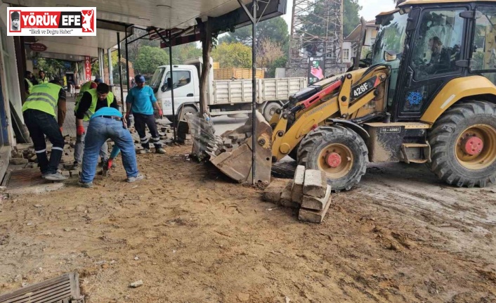 Aydın BŞB’nin Nazilli İstasyon Meydanı’ndaki 2. Etap çalışmaları başladı