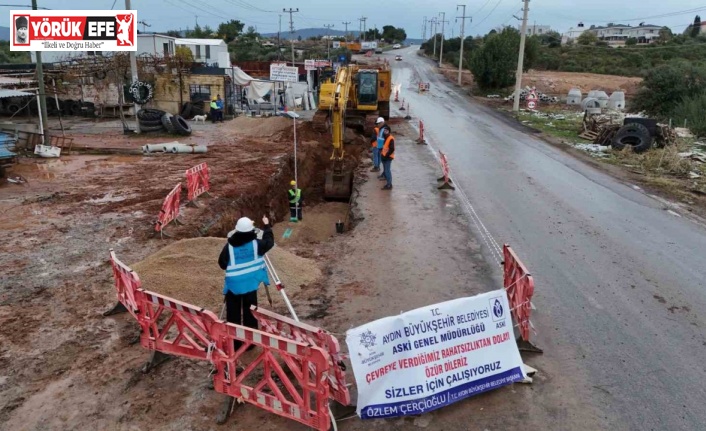 Aydın Büyükşehir Belediyesi Didim’de çalışmalarını hız kesmeden sürdürüyor