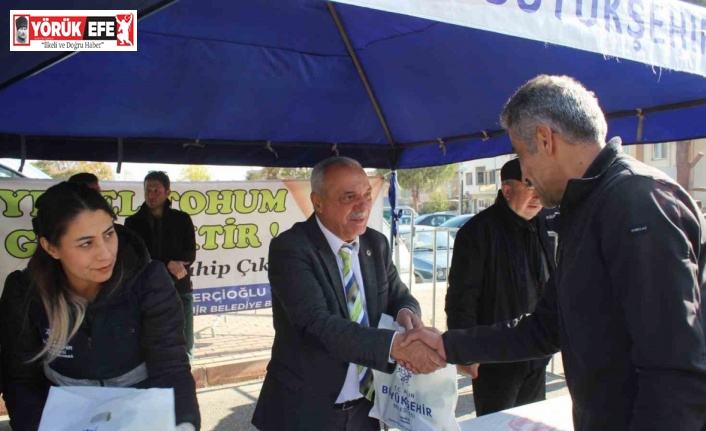 Aydın Büyükşehir’in fidelerine Sultanhisar’da yoğun ilgi