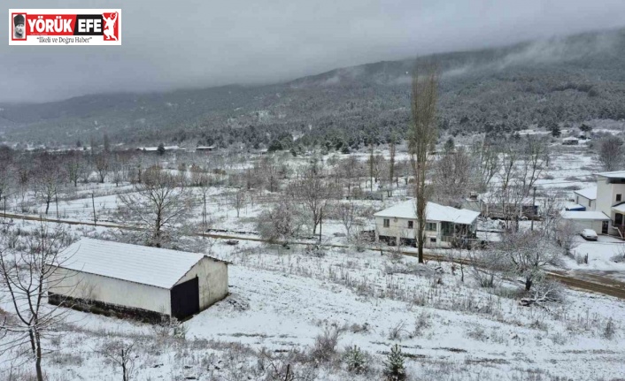 Aydın’ın yüksek kesimlerinde kar etkili oldu