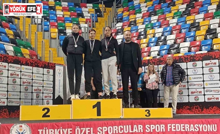 Aydınlı özel sporcular, Türkiye Şampiyonası’ndan derecelerle döndü