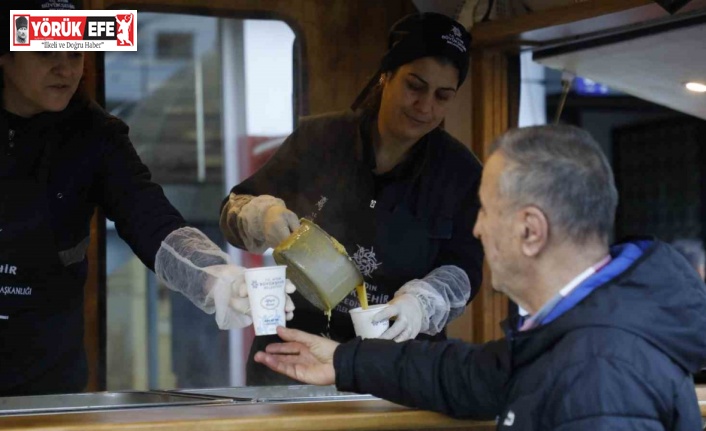 Başkan Çerçioğlu soğuk kış günlerinde esnaf ve vatandaşların yanında