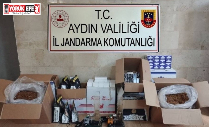 Germencik’te 25 kilo tütün ele geçirildi