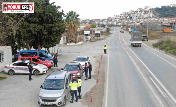 Jandarma yeni yıl öncesi kontrollerini sürdürüyor