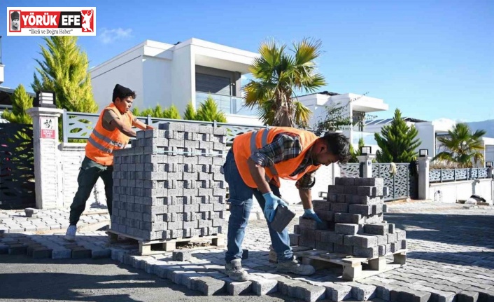 Kuşadası Belediyesi’nden Soğucak’ta yol yapım çalışması