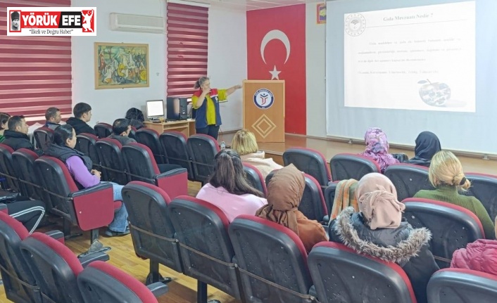 Söke’de okul kantin ve yemekhane çalışanlarına hijyen eğitimi