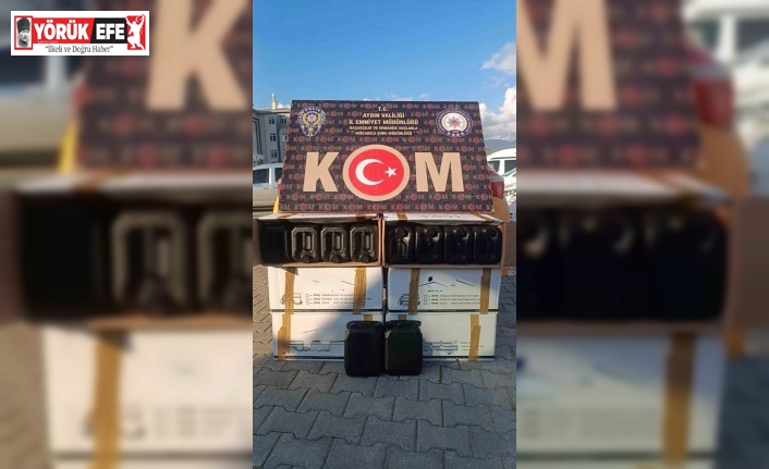 Aydın’da 130 litre etil alkol ele geçirildi