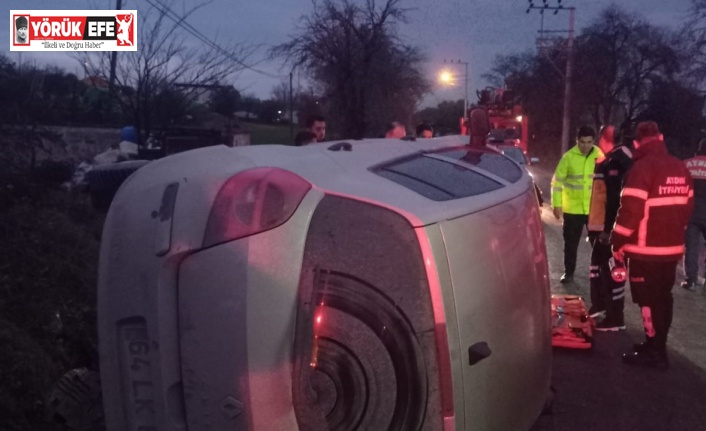 Aydın’da trafik kazası: 1 yaralı