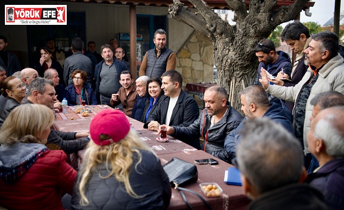 Başkan Ömer Günel Soğucak Ve Caferli’de Hemşehrileriyle Buluştu