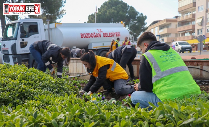 Büyükşehir ve Bozdoğan Belediyesinden Ortak Çalışma" Bozdoğan Güzelleşiyor"