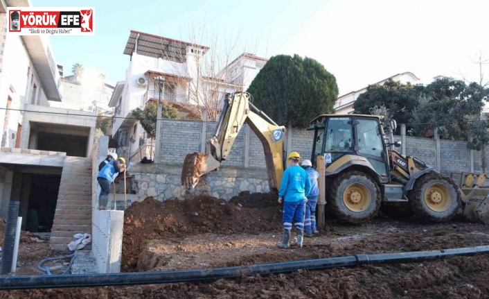 Büyükşehir’in Kuşadası’ndaki altyapı çalışmaları hız kesmiyor