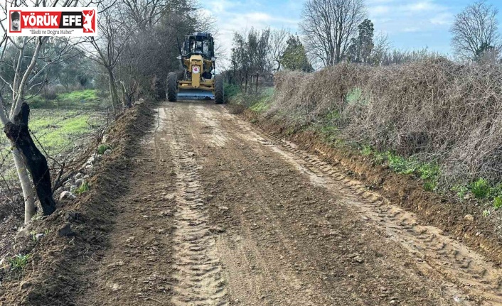 Efeler’de tarım arazilerinin yolları düzenleniyor