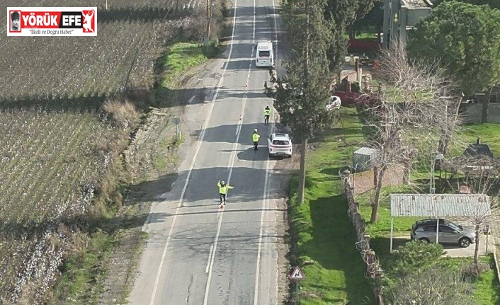 Jandarmadan mikro İHA ile hava destekli trafik denetimi