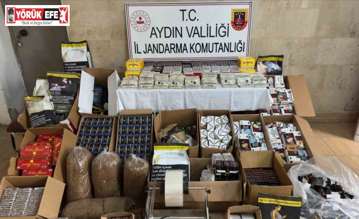 Kaçak sigara imalatına jandarma ekiplerinden ‘yakın takip’