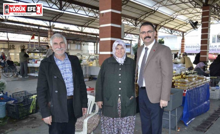 Kaymakam Ali Ekber Ateş, Atça esnafıyla buluştu