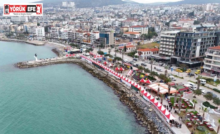 Kuşadası’nda Karadeniz rüzgarı esti