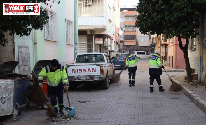 Nazilli Belediyesi’nden Turan Mahallesi’nde kapsamlı temizlik çalışması