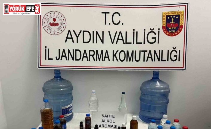 Sahte alkol üretip piyasaya sürüyordu, jandarmaya takıldı