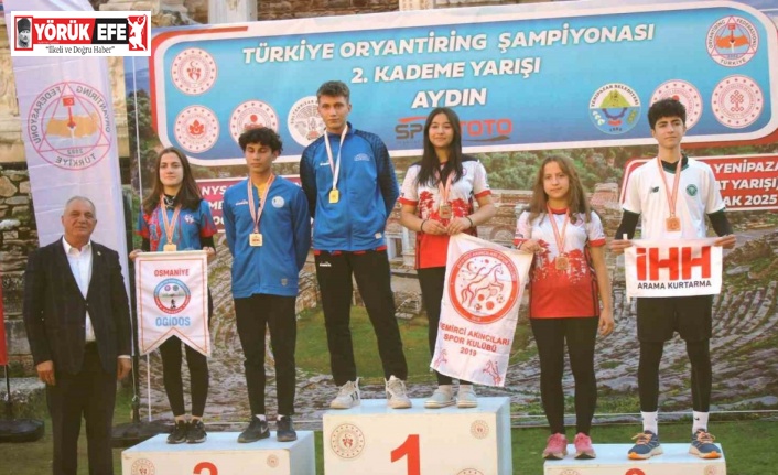 Sultanhisar, Oryantiring şampiyonasına ev sahipliği yaptı