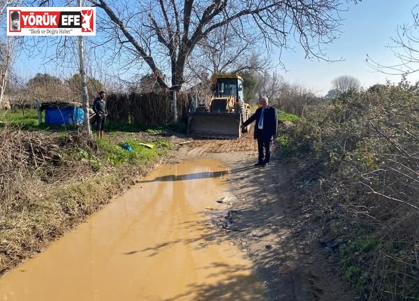 Sultanhisar’da bozulan yollar yeniden yapıyor