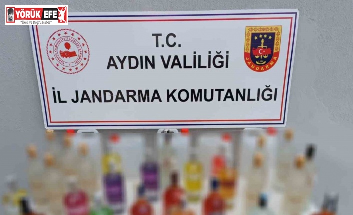 Aydın’da jandarma ekiplerinden kaçak içki operasyonu