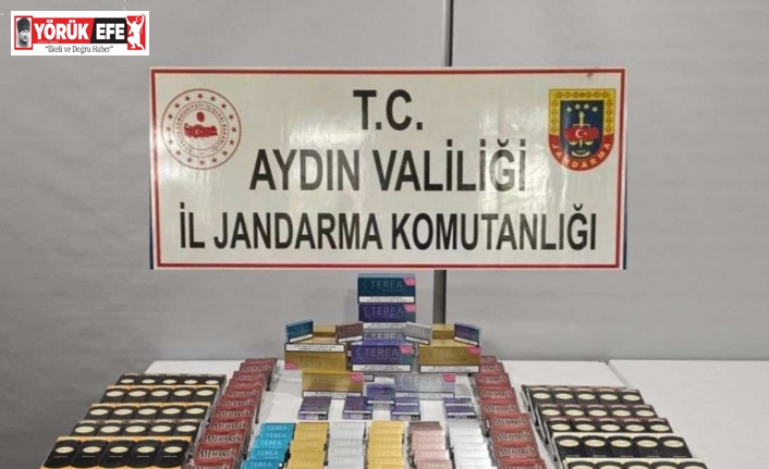 Aydın’da kaçak sigara operasyonu