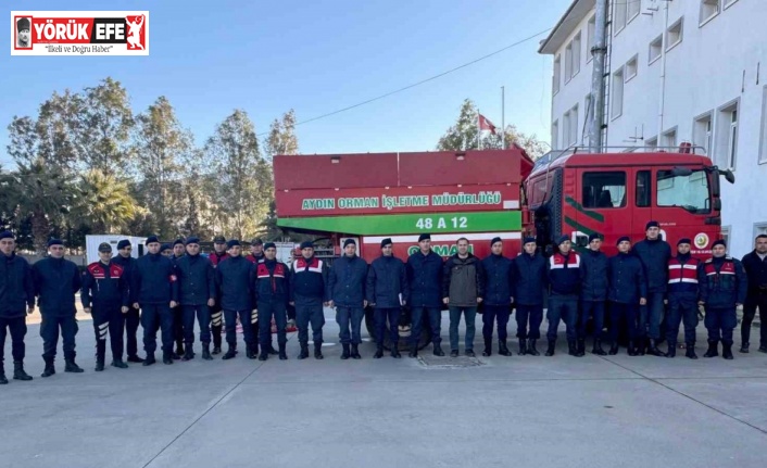 Çine’de jandarma personeline yangın önleme ve söndürme eğitimi verildi