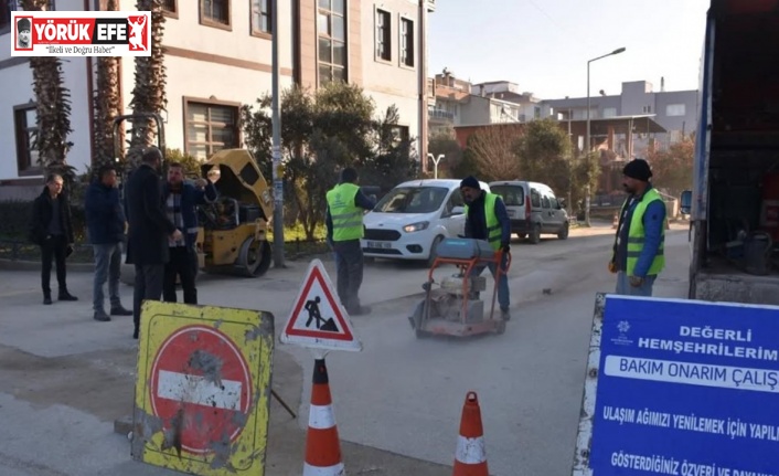 Germencik Yedieylül Mahallesi’nde asfaltlama çalışmaları başladı