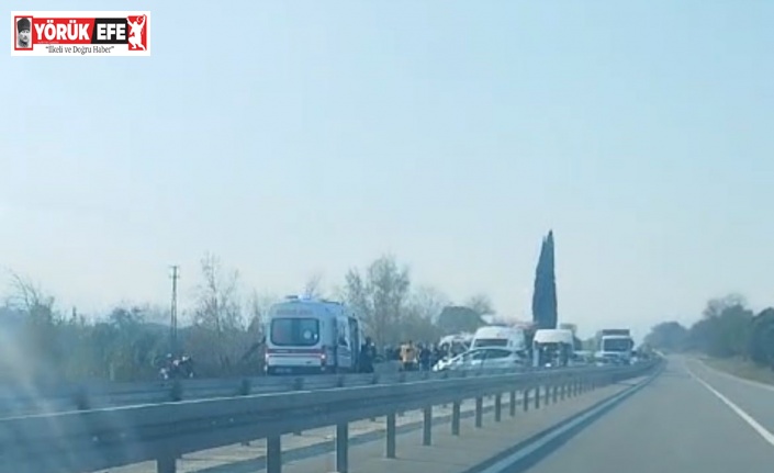 Germencik’te 3 araçlı trafik kazası: 4 yaralı