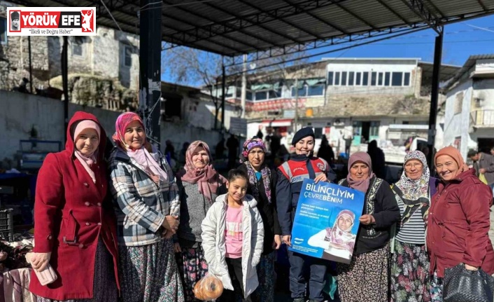 Jandarma ekiplerinden vatandaşlara çevre bilinci eğitimi