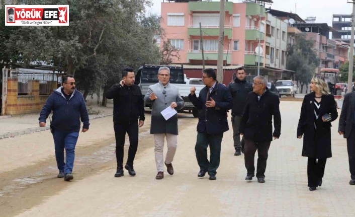 Nazilli Belediyesi Şirinevler Mahallesi’ndeki çalışmalarını sürdürüyor