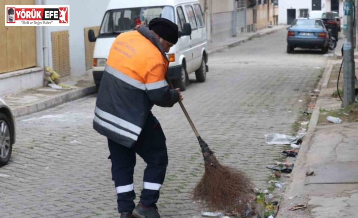 Nazilli Belediyesi’nin temizlik çalışmaları sürüyor