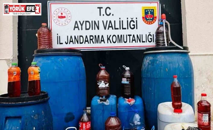 Nazilli’de sahte içki üretimine jandarma engeli