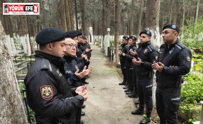 Şehit polis Fuat Kaplan mezarı başında anıldı