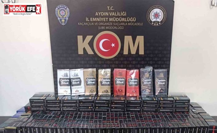 Aydın KOM ekipleri kaçakçılığa geçit vermiyor