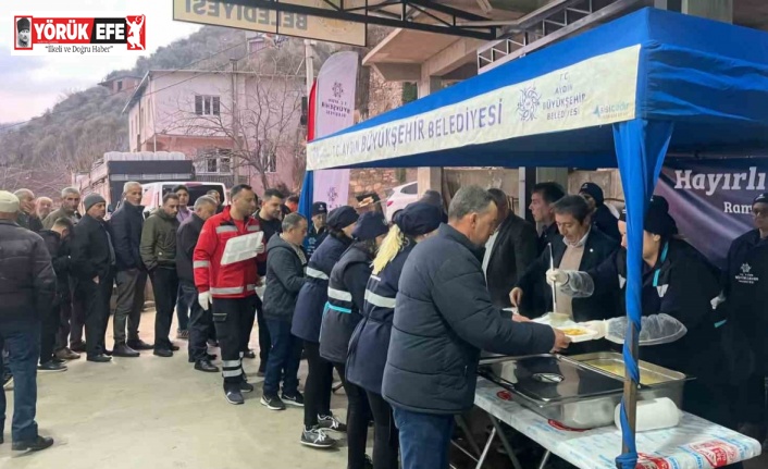 Büyükşehir Belediyesi Köşk’te ilk iftarı Gökgiriş Mahallesi’nde düzenledi