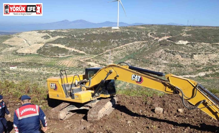 Didim’de hazine arazisinde kaçak kazı