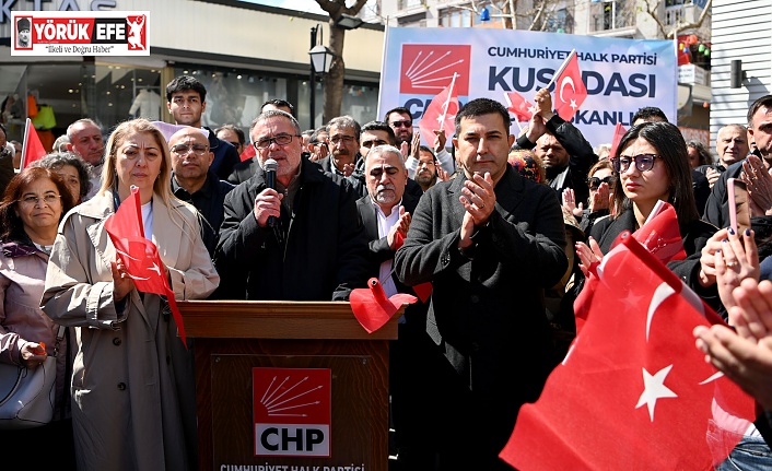 Kuşadalı Chpliler “Ekrem Başkanımız Bize Emanet” Dedi