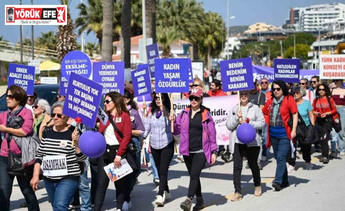 Kuşadası’nda Kadınlar Günü etkinliklerle kutlandı