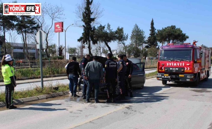 Seyir halindeyken dumanlar yükseldi