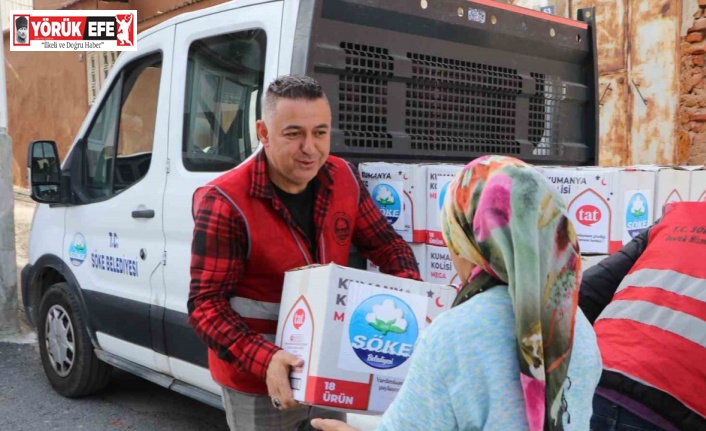 Söke Belediyesi ihtiyaç sahibi vatandaşların yanında