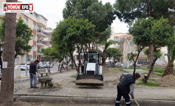 Söke Belediyesi’nden Recep Yazıcıoğlu Parkı’nda yenileme